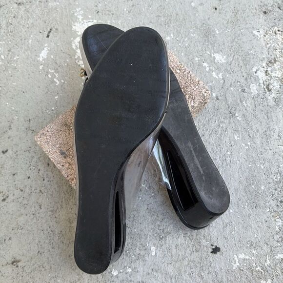 Stuart Weitzman Women's Black Slide Sandals - Picture 9 of 11